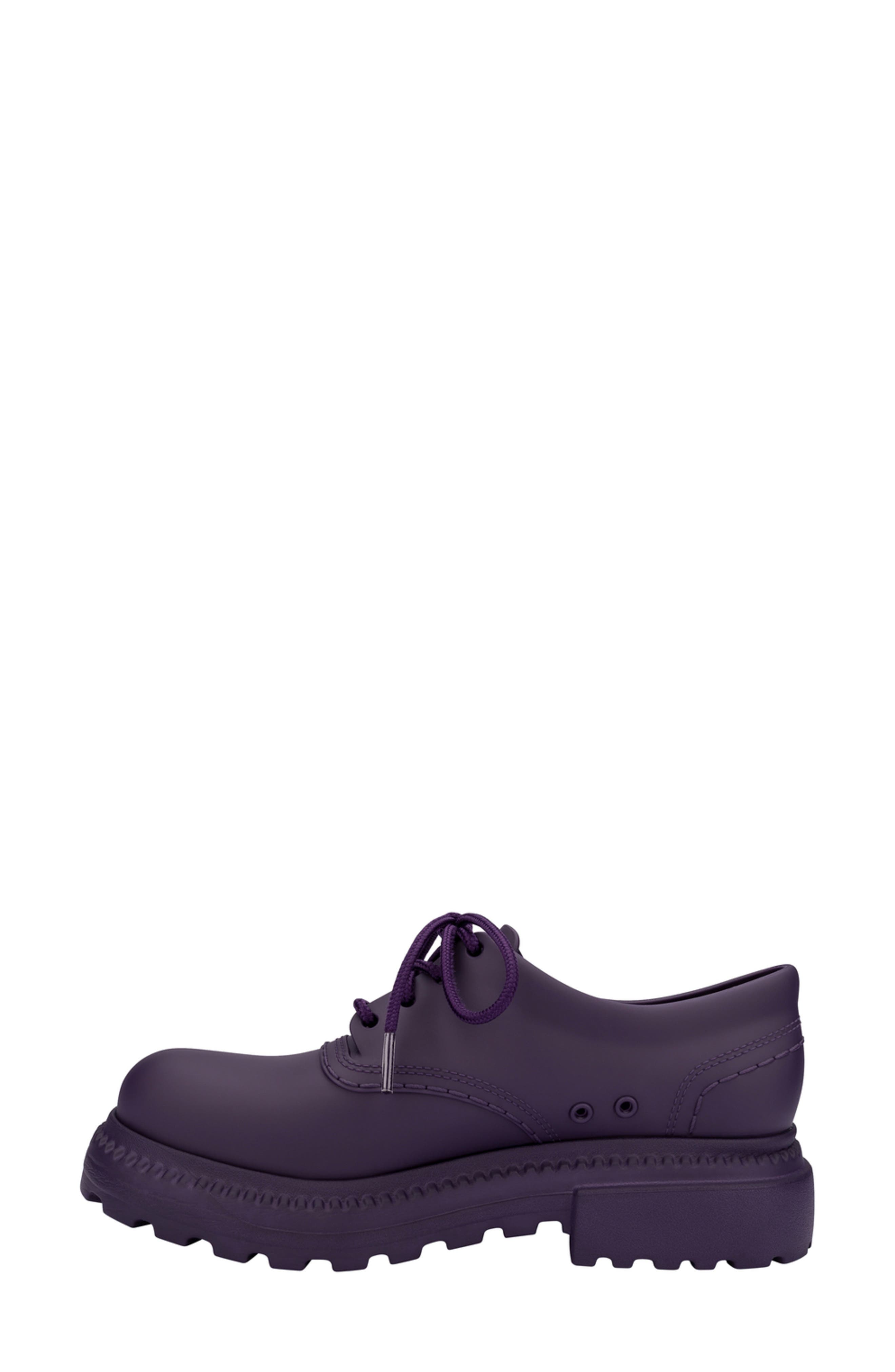Melissa Ad Lugged Derby, Alternate, color, Matte Purple