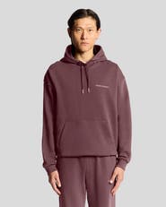 Lyle & Scott Script Brushback Pullover Hoodie