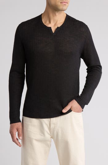 Eden Ribbed Notch Long Sleeve Eden Ribbed Notch Long Sleeve