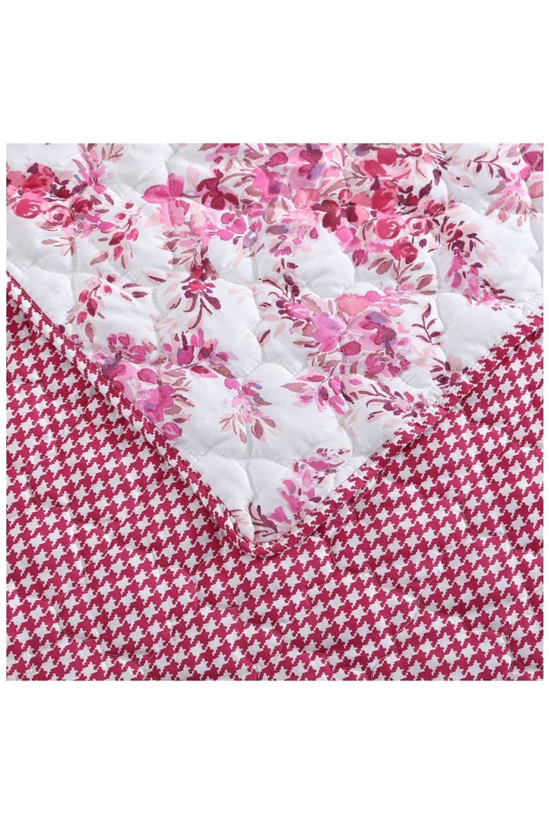 Floral Vineyard Quilt & Sham Set, Alternate, color, PINK