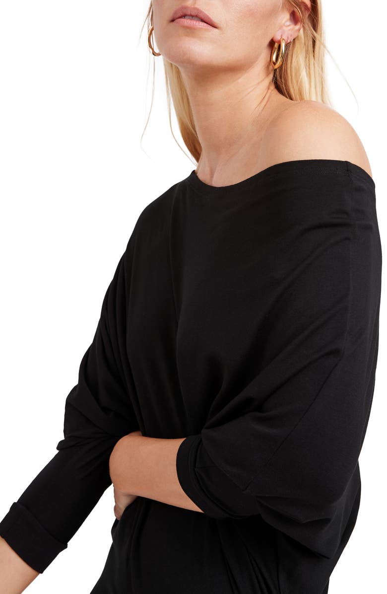 Marcella Julia Off the Shoulder Jersey Dress, Alternate, color, 