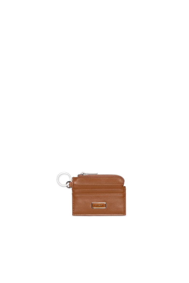 The Melody - Vegan Leather Cardholder, Main, color, Affogato