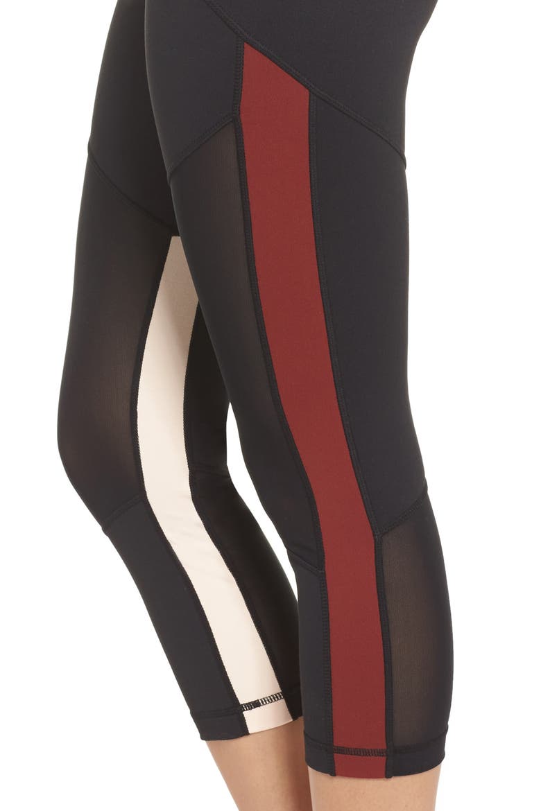 Win-Win Crop Leggings, Alternate, color, RUST MADDER