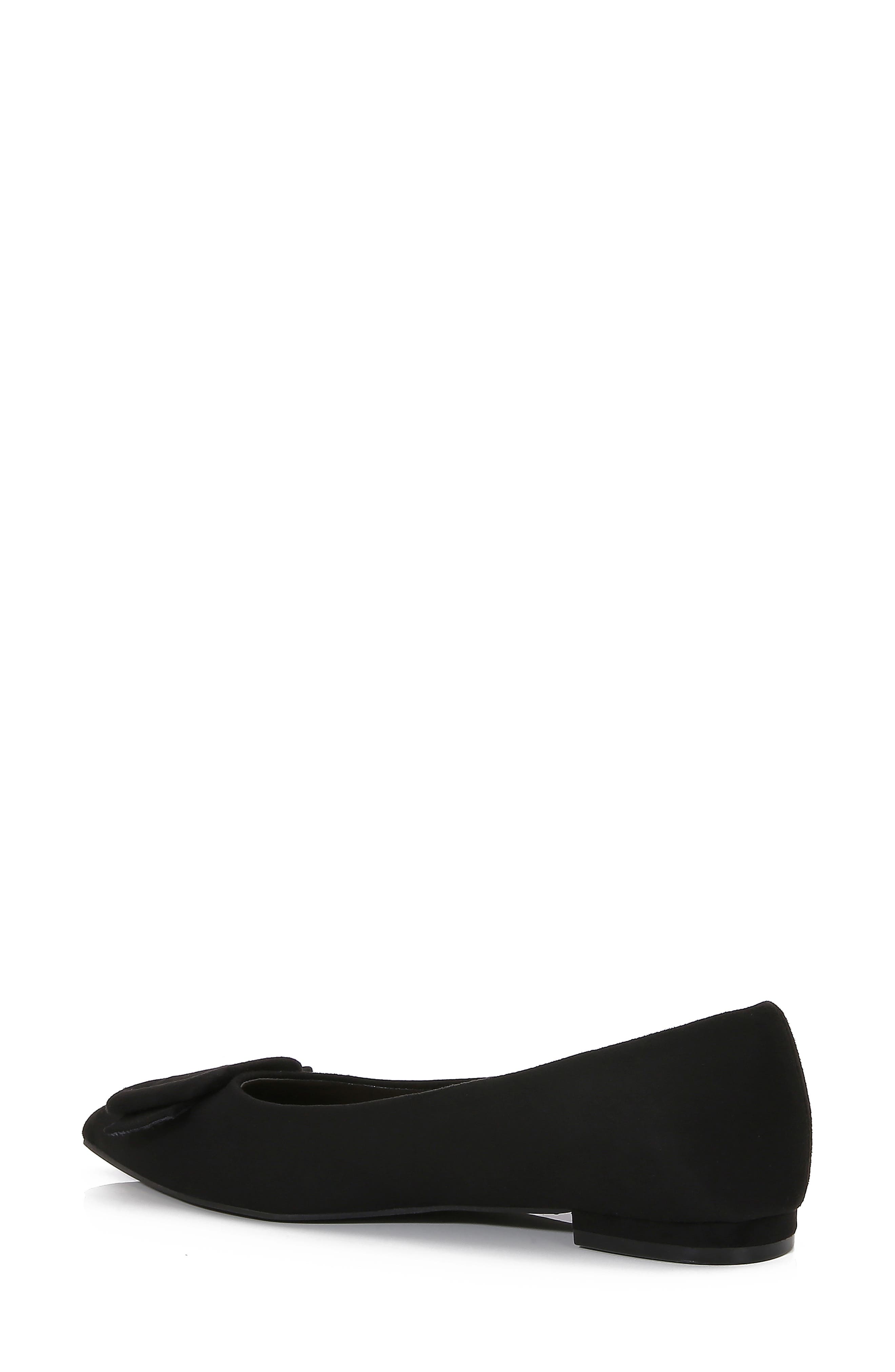 BERNESS Rhianna Pointed Toe Flat Women), Alternate, color, Black