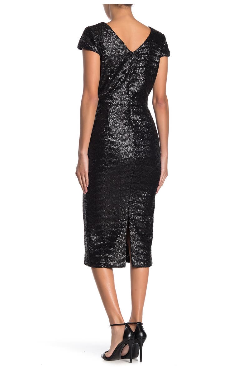 Dress the Population Allison Sequin Sheath Dress, Alternate, color,