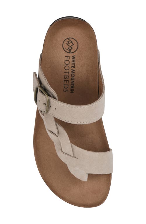 White Mountain Footwear Crawford Braided Footbed Sandal