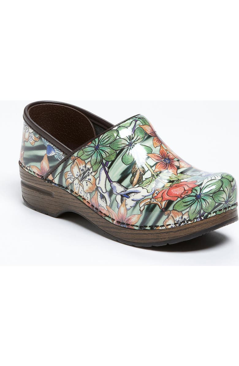 Dansko 'Professional - Tiger Lily' Patent Clog, Main, color,