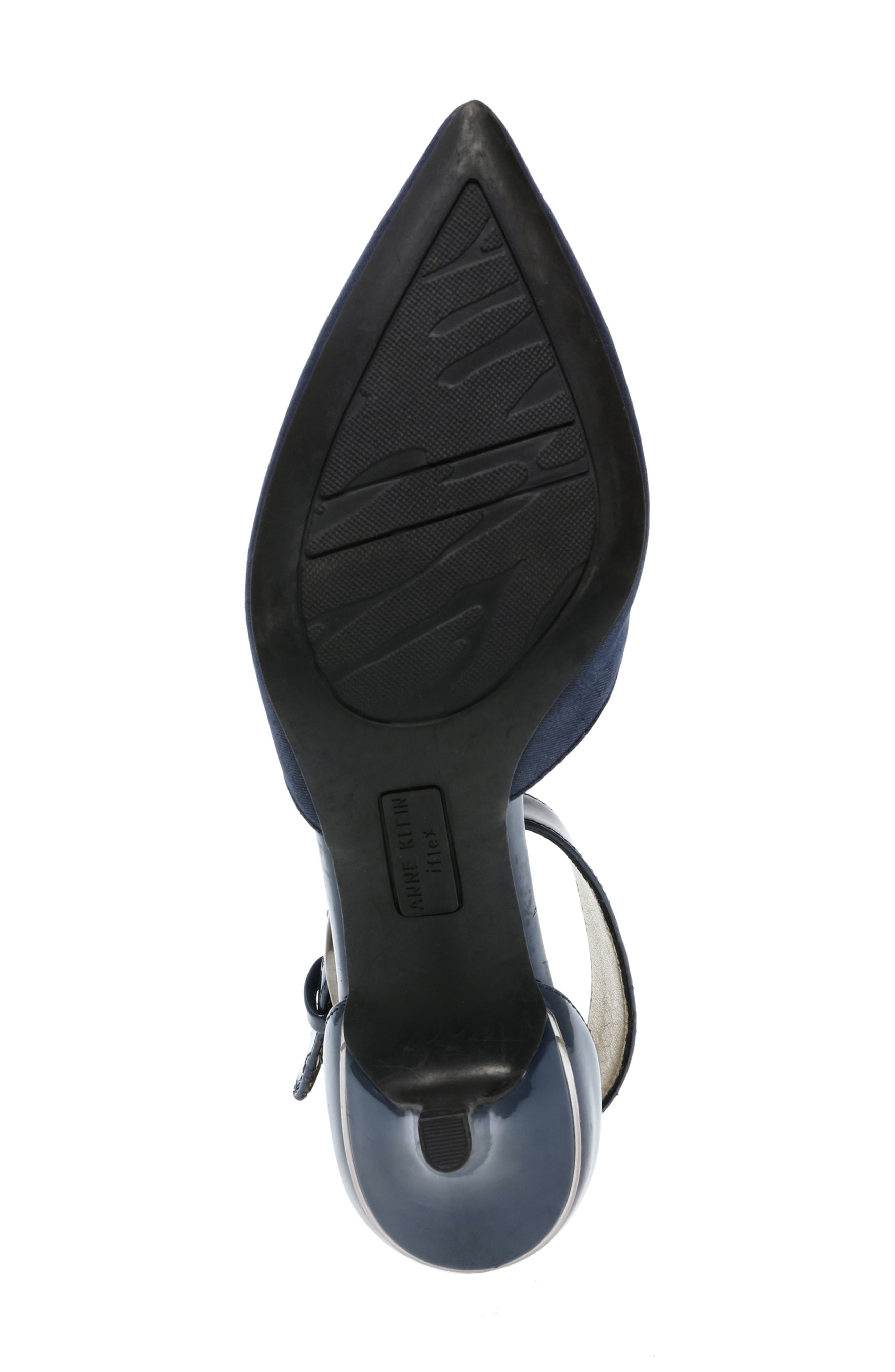 Anne Klein Fabulist Pointed Toe Pump, Alternate, color, Navy