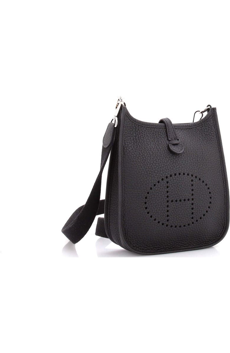 Pre-Owned Hermes Evelyne Bag Gen III Clemence TPM, Alternate, color, Noir