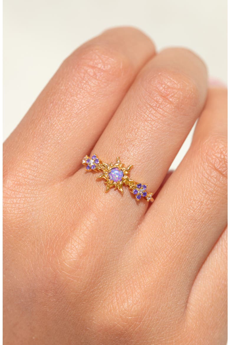 x Disney Tangled Corona Ring, Alternate, color, GOLD