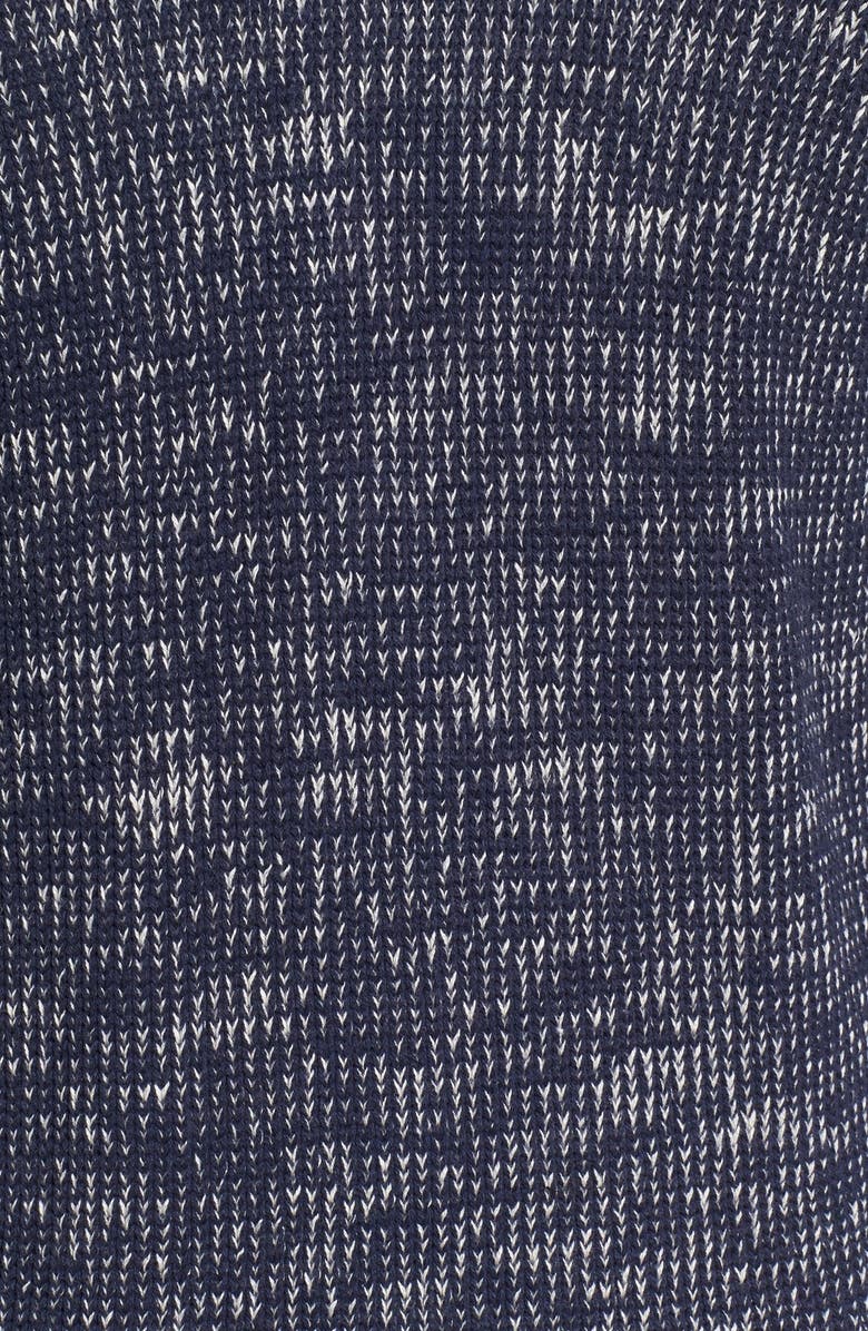 Michael Stars Two-Way Zip Mélange Sweater, Alternate, color,