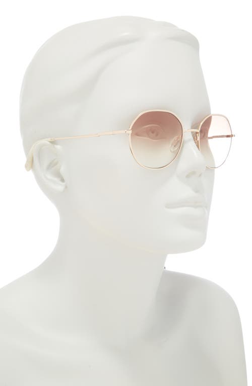TED BAKER TED BAKER LONDON 51MM FULL RIM ROUND SUNGLASSES 