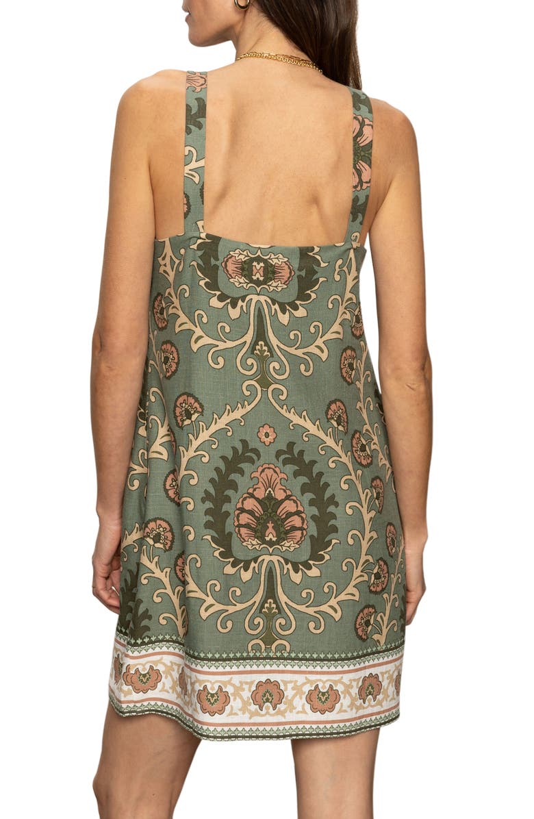 Sanctuary Tapestry Pattern Shift Dress, Alternate, color, Mezzo Sage