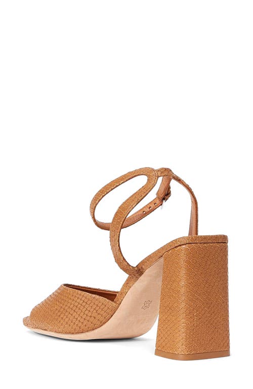 Staud Solange Block Heel Sandal In Tan