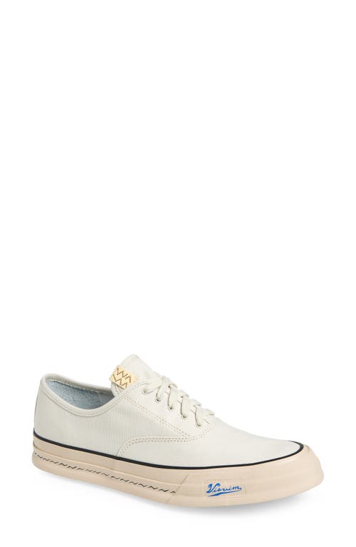 Visvim Men's Logan Deck Lo Sipe Sneakers In Ivory