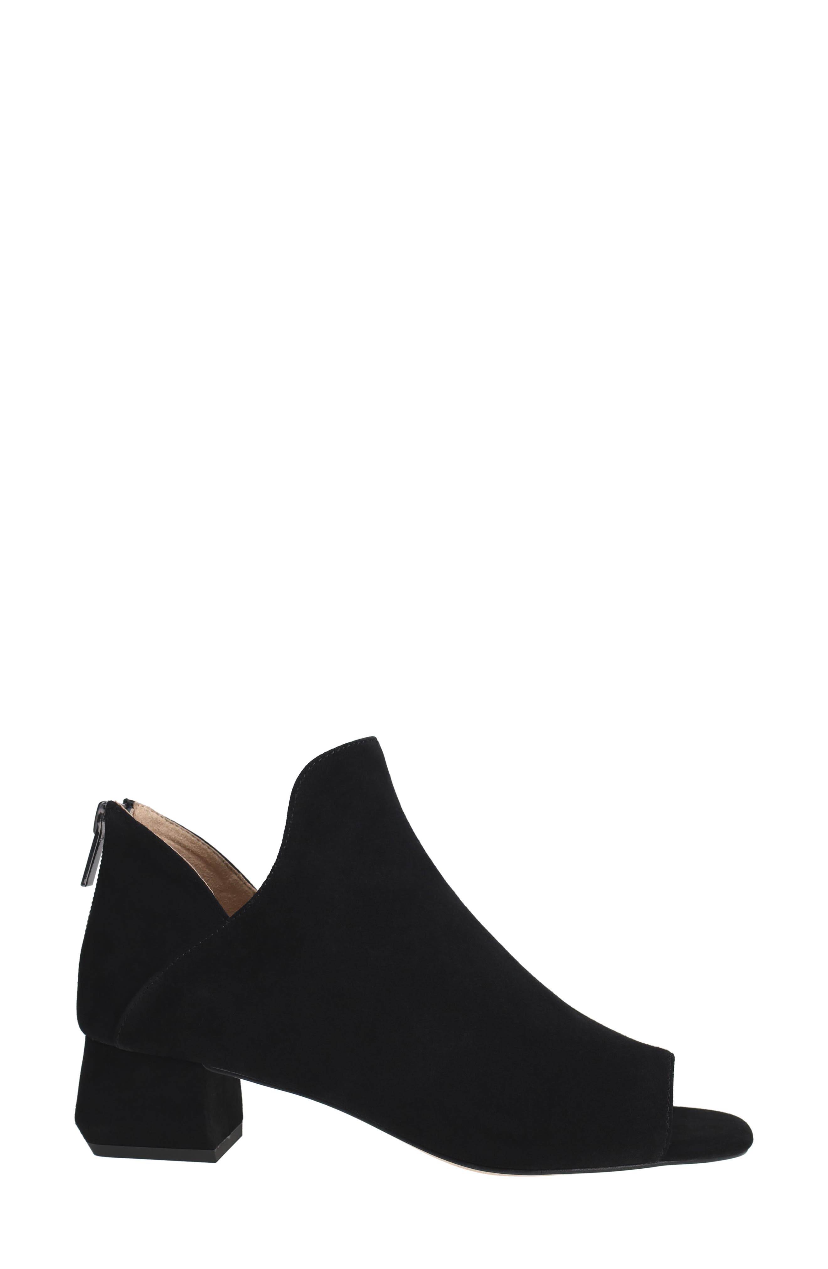 Vaneza Open Toe Sandal, Alternate, color, BLACK