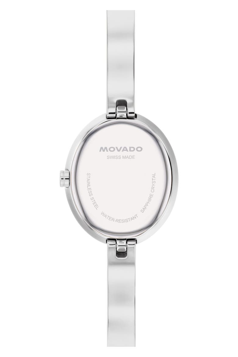 Museum Oval Bangle Watch, 22mm x 26mm, Alternate, color, PINK