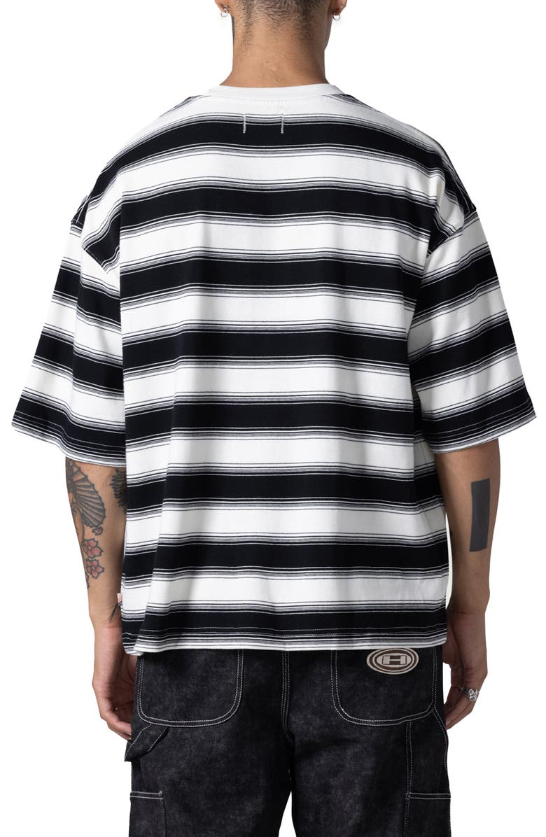 HONOR THE GIFT 1988 Logo Appliqué Box Stripe T-Shirt, Alternate, color,