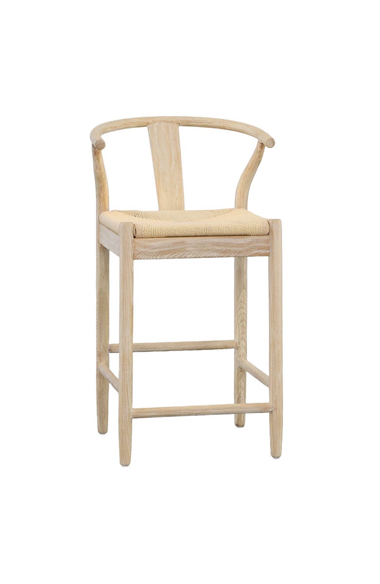 Dovetail Furniture Rami Danish Cord Counter Stool, Main, color, Natural