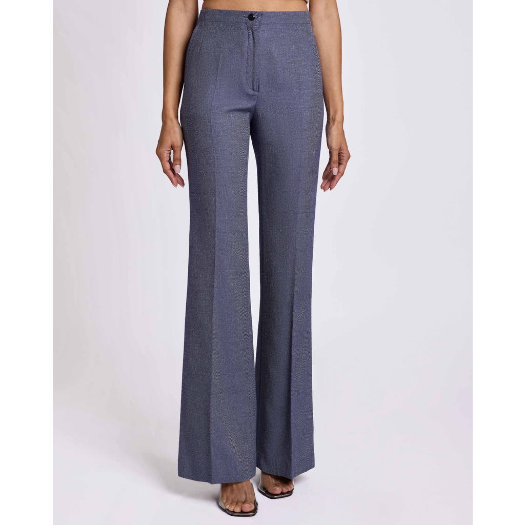 Santorelli Beth Flared Pant In Marine Blue