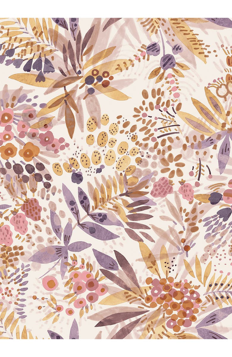 Wallpops Naupaka Peel & Stick Wallpaper, Main, color, Pink