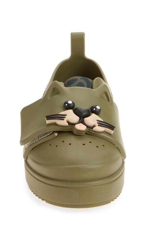 Melissa Kids' Mini Jelly Pop Safari Sneaker In Green