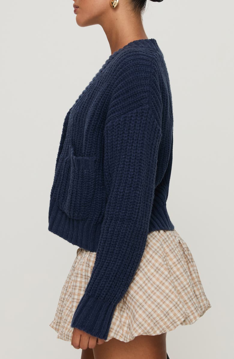 Princess Polly Osias Chunky Shaker Stitch Cardigan, Alternate, color, 