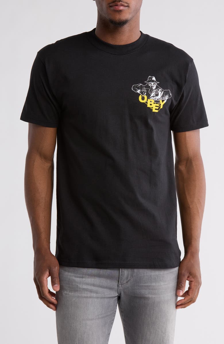 Obey Inner Power Cotton Graphic T-Shirt, Main, color,