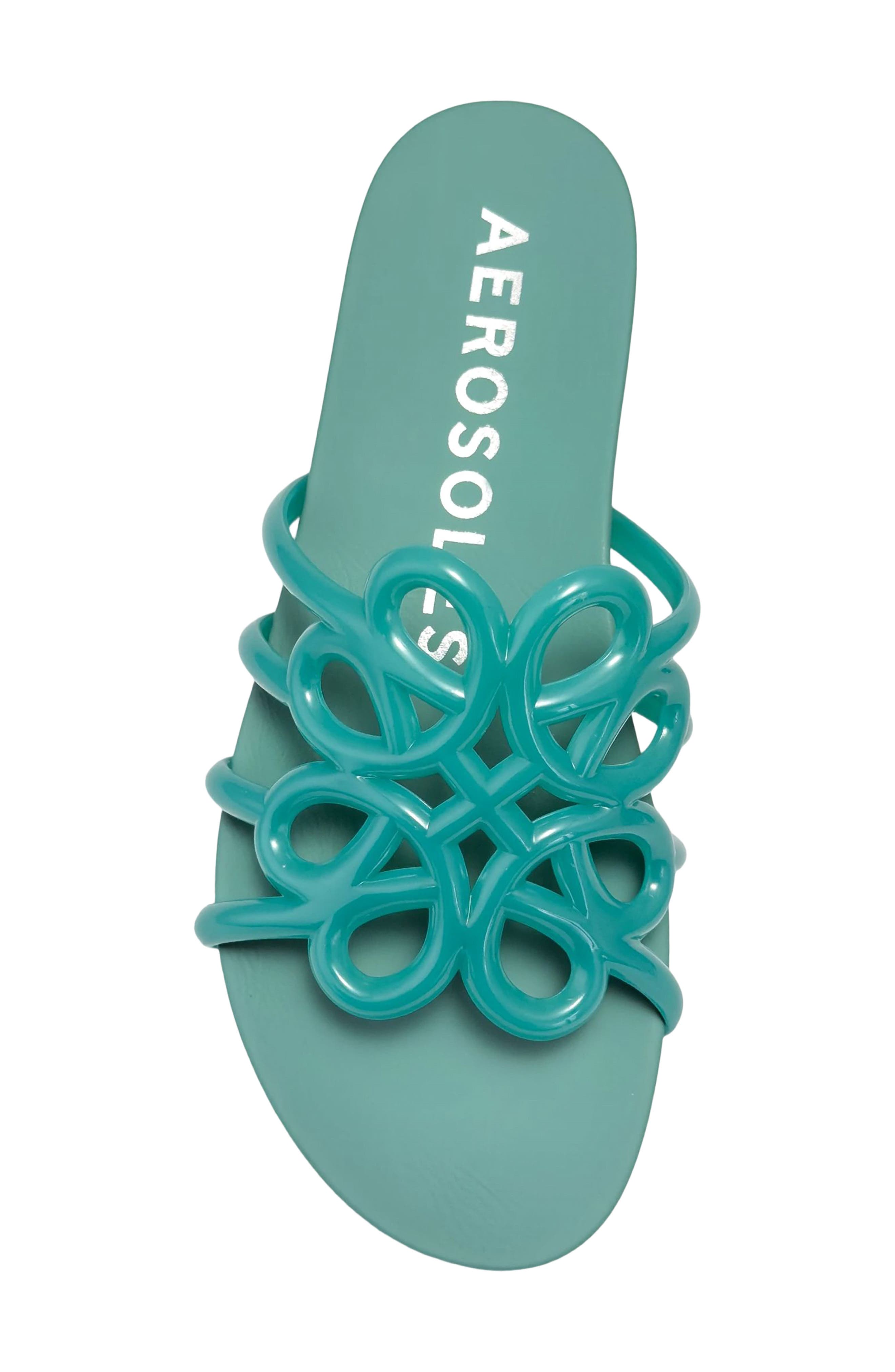 Frida Slide Sandal, Alternate, color, ICE GREEN TRANSLUCENT TPU