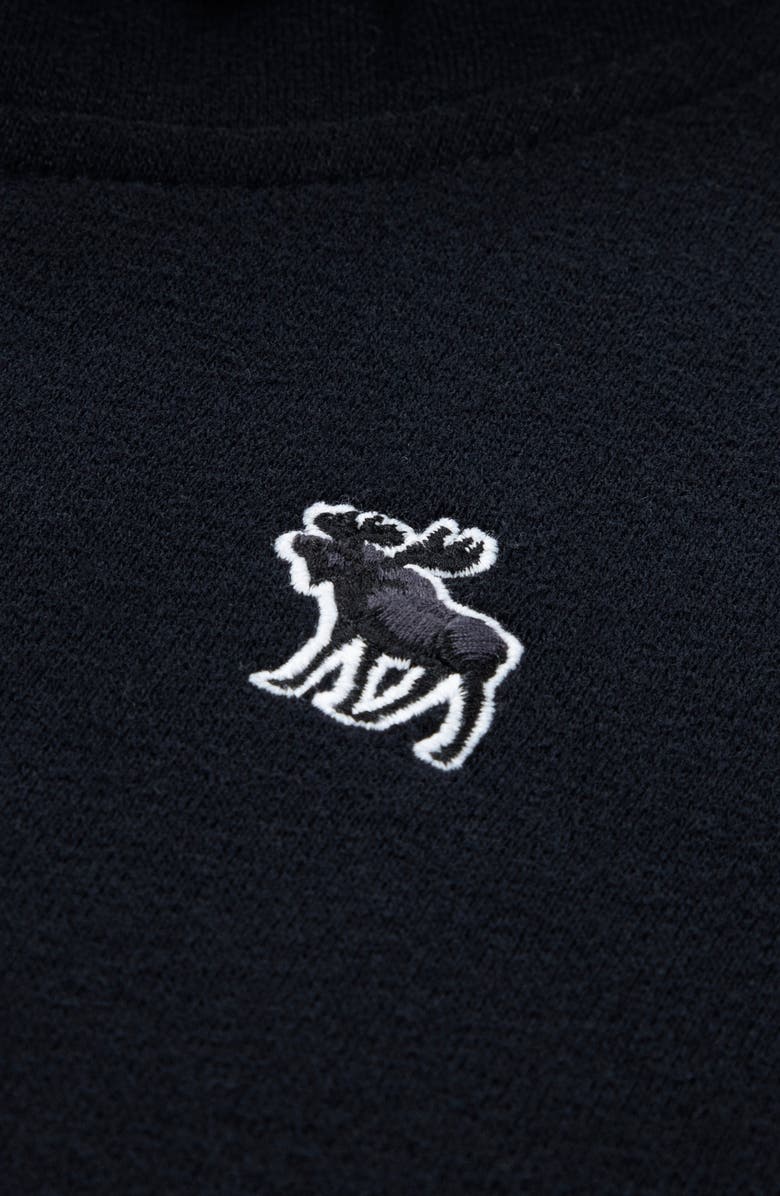 abercrombie kids Kids' Essentials Fleece Hoodie, Alternate, color, Anthracite