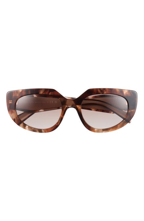 53mm Oval Sunglasses