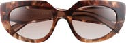Prada 53mm Oval Sunglasses