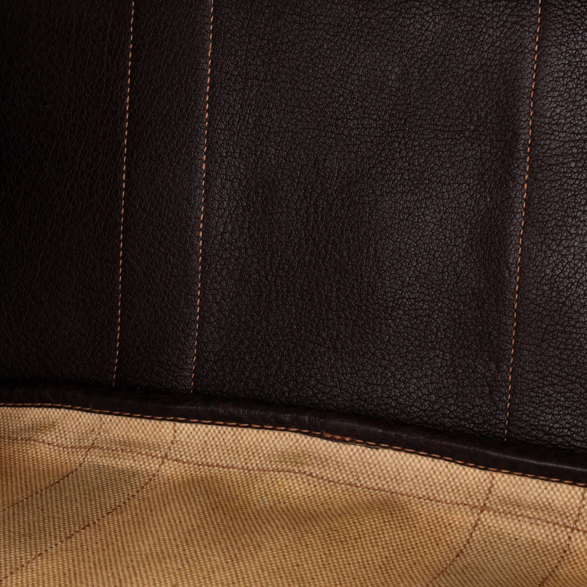 Pre-Owned Hermes Garden Party Tote Toile and Leather 36, Alternate, color, Cocaon