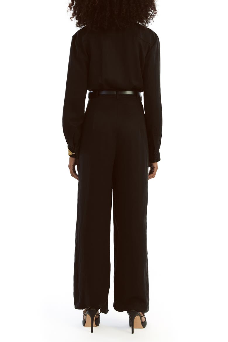 Zarri Long Sleeve Jumpsuit, Alternate, color, BLACK
