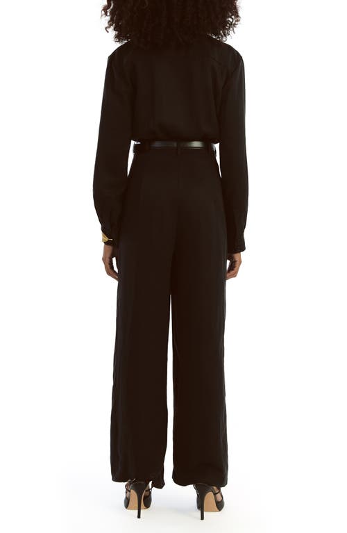 Bardot Zarri Long Sleeve Jumpsuit In Black