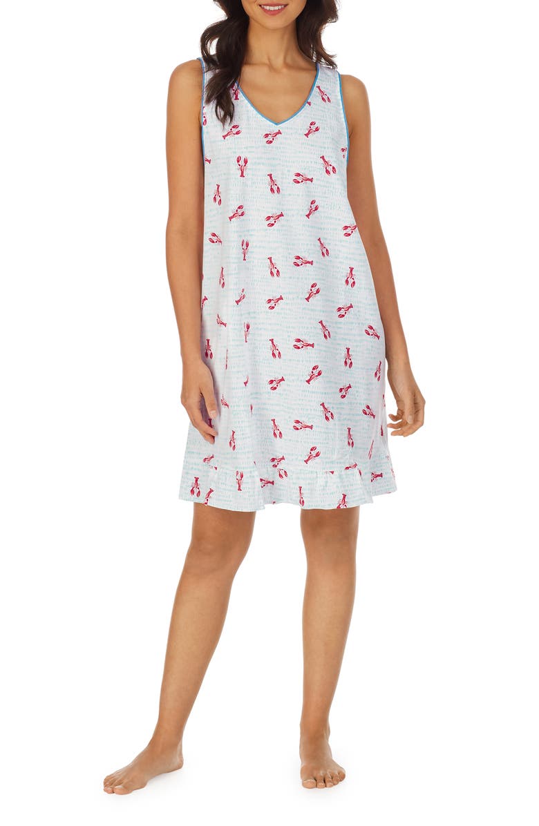 BedHead Pajamas Ruffle Chemise, Main, color, 