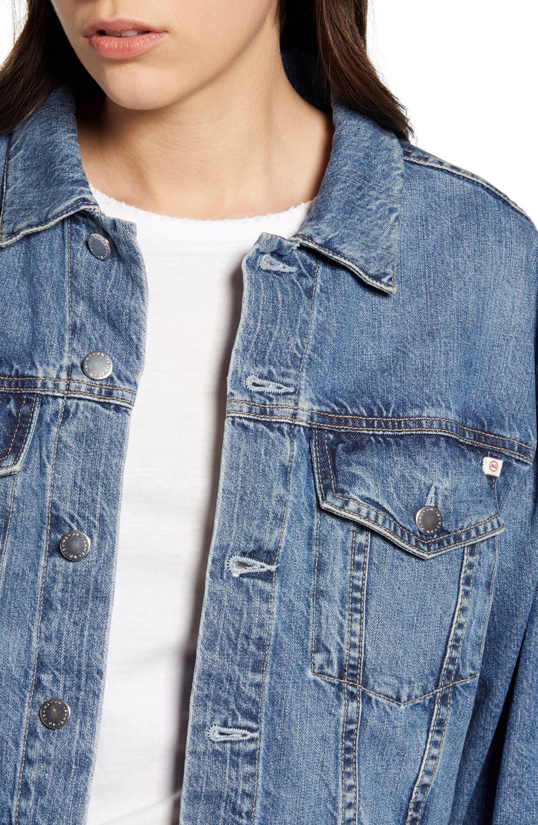 AG Mirah Denim Trucker Jacket, Alternate, color, 