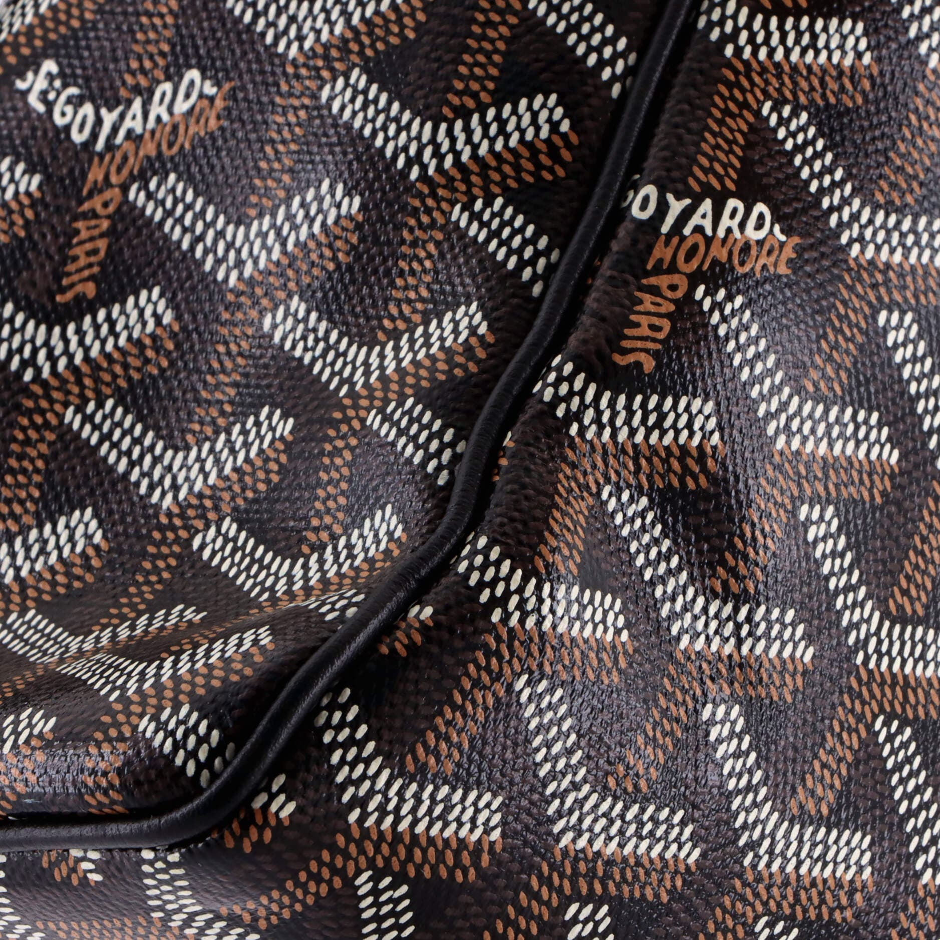 Pre-Owned Goyard Voltaire III Tote Coated Canvas, Alternate, color, Black