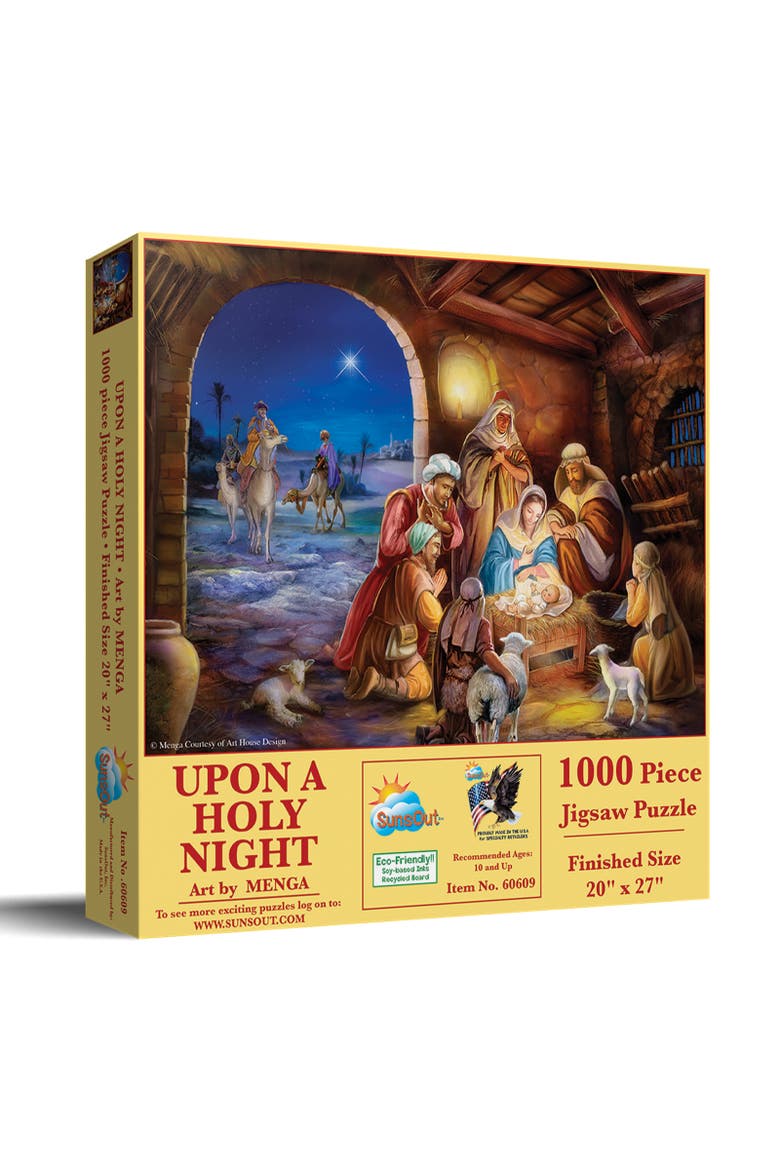 Upon A Holy Night 1000 piece Jigsaw Puzzle for Adults, Main, color, Multicolor