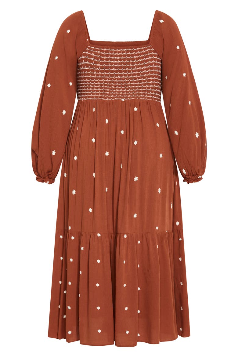 Kai Long Sleeve Maxi Dress, Alternate, color, HONEY