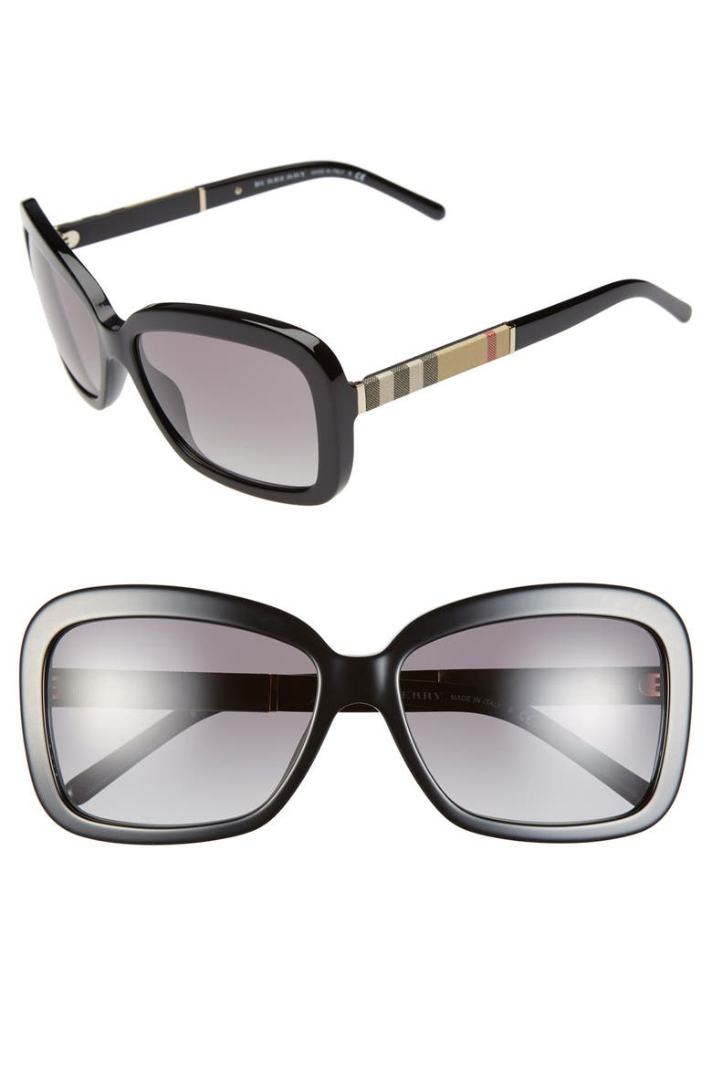 Burberry 58mm Retro Sunglasses, Main, color,