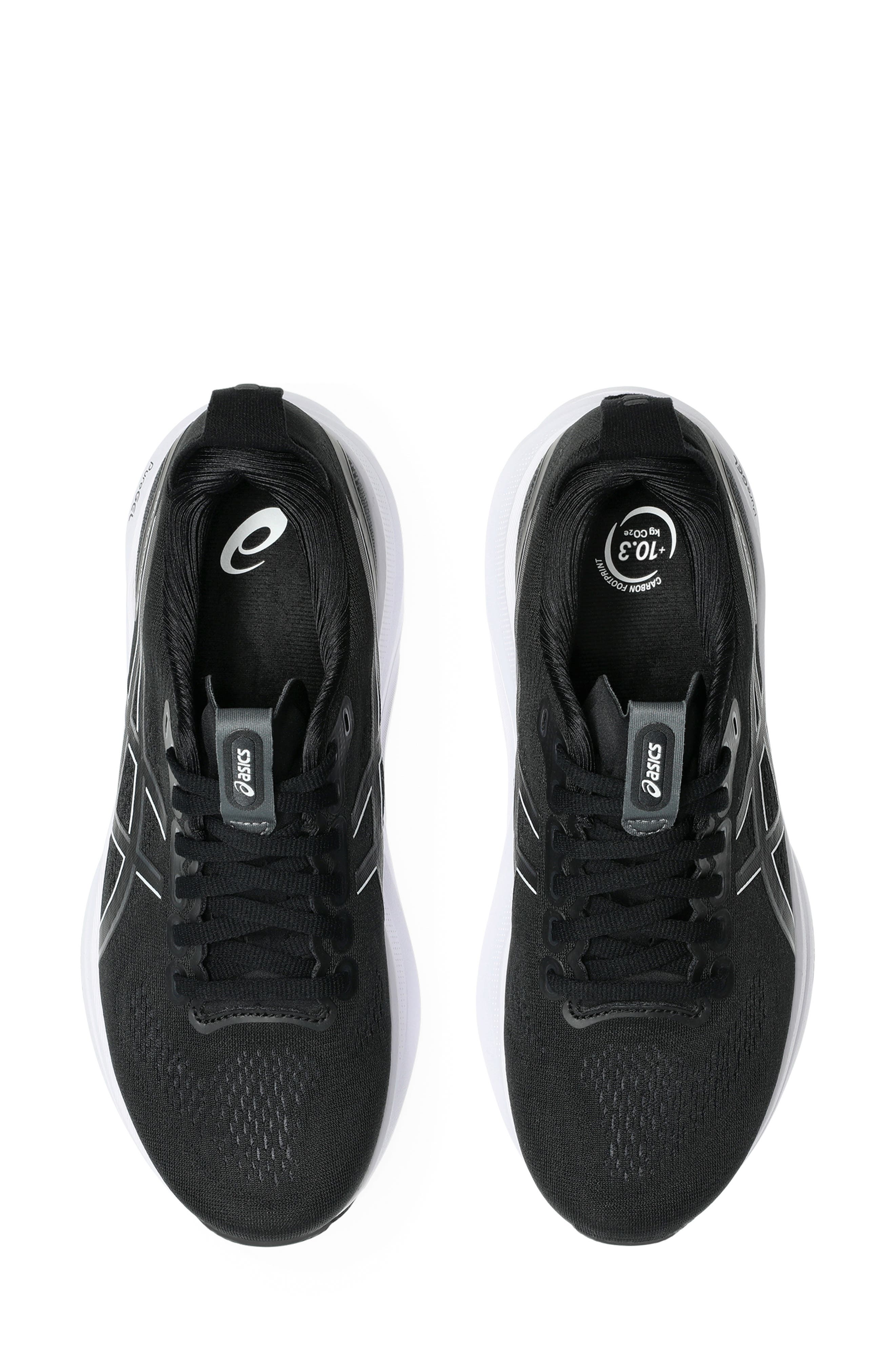 ASICS<sup>®</sup> GEL-KAYANO<sup>®</sup> 32 Running Shoe, Alternate, color, Black/ White