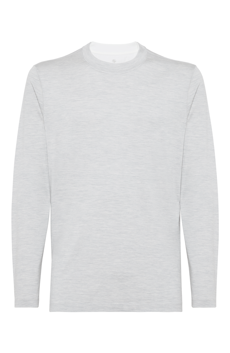 Brunello Cucinelli Lightweight jersey T-shirt, Main, color, 