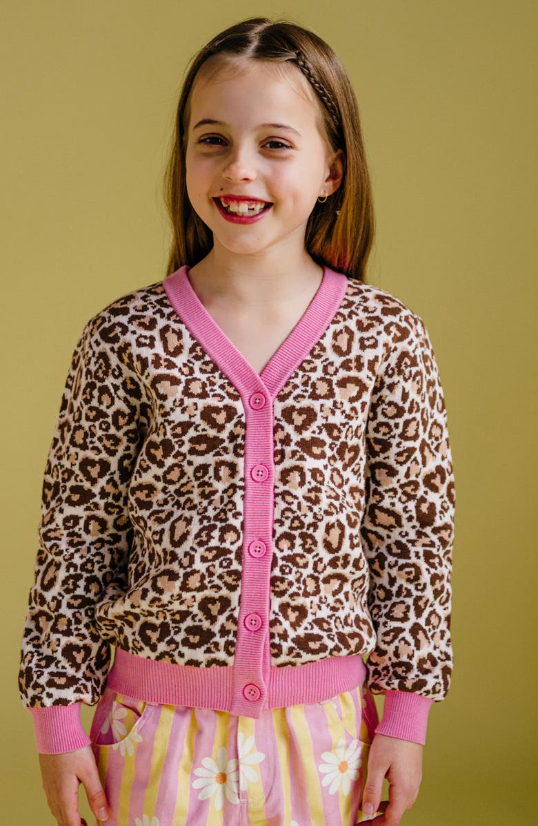 Rock Your Kid Kids' Kitty Cardigan, Alternate, color, Natural