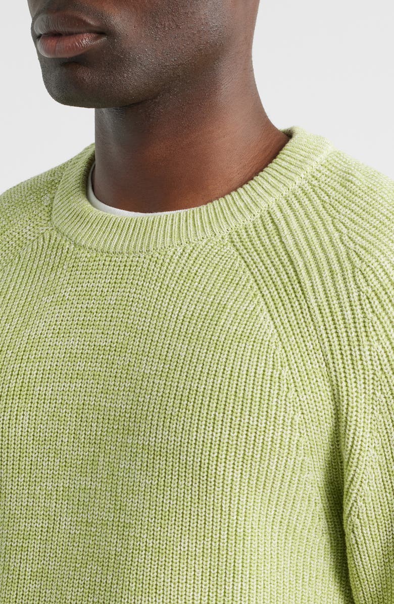 NN07 Jacob Cotton Rib Sweater, Alternate, color, Spring Fern