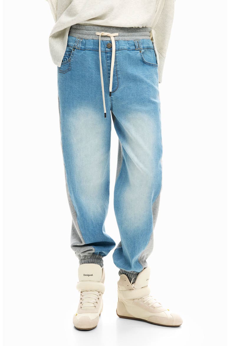Hybrid Jogger Jeans, Main, color, LIGHT BLUE