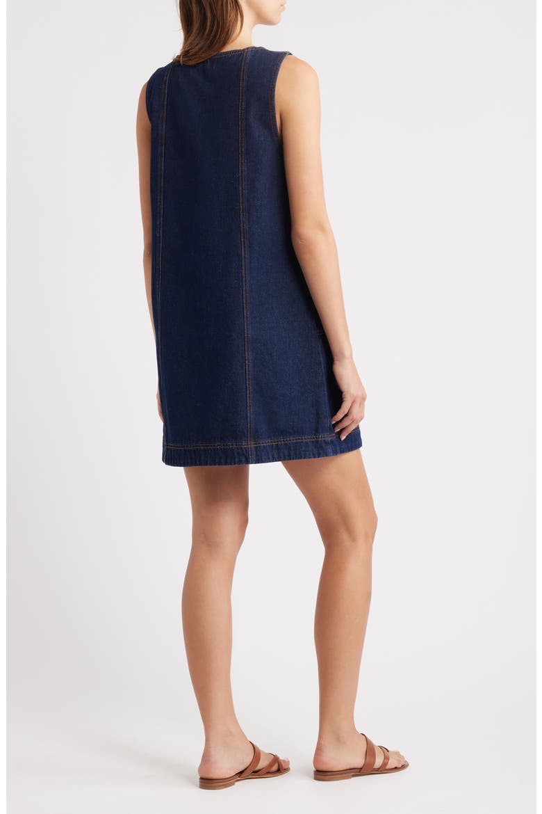Nala Denim Tank Dress, Alternate, color, BLEU NUIT
