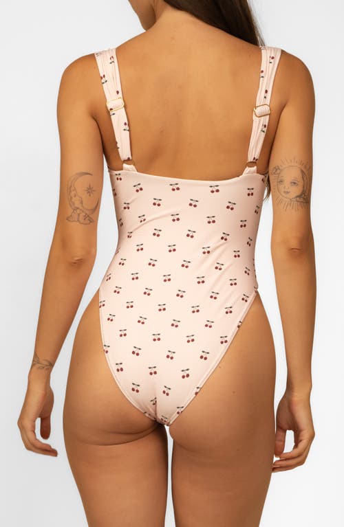 Montce Petal Underwire One-piece Swimsuit In Neutral