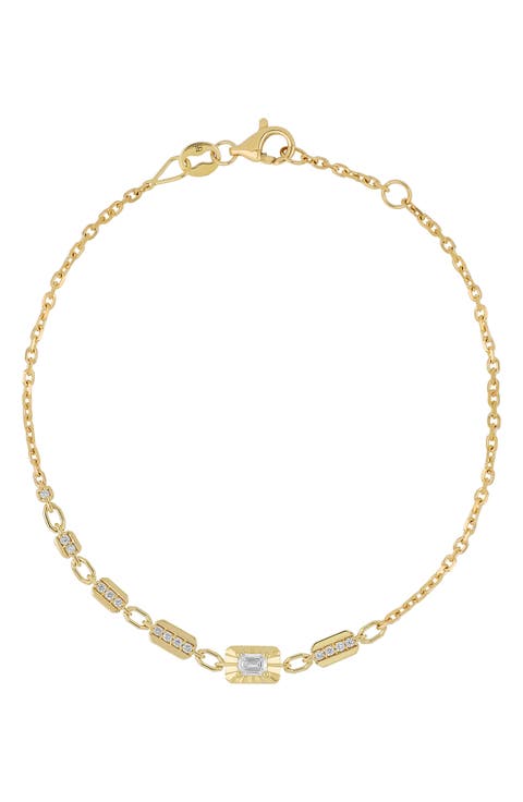 Varda Diamond Line Chain Bracelet
