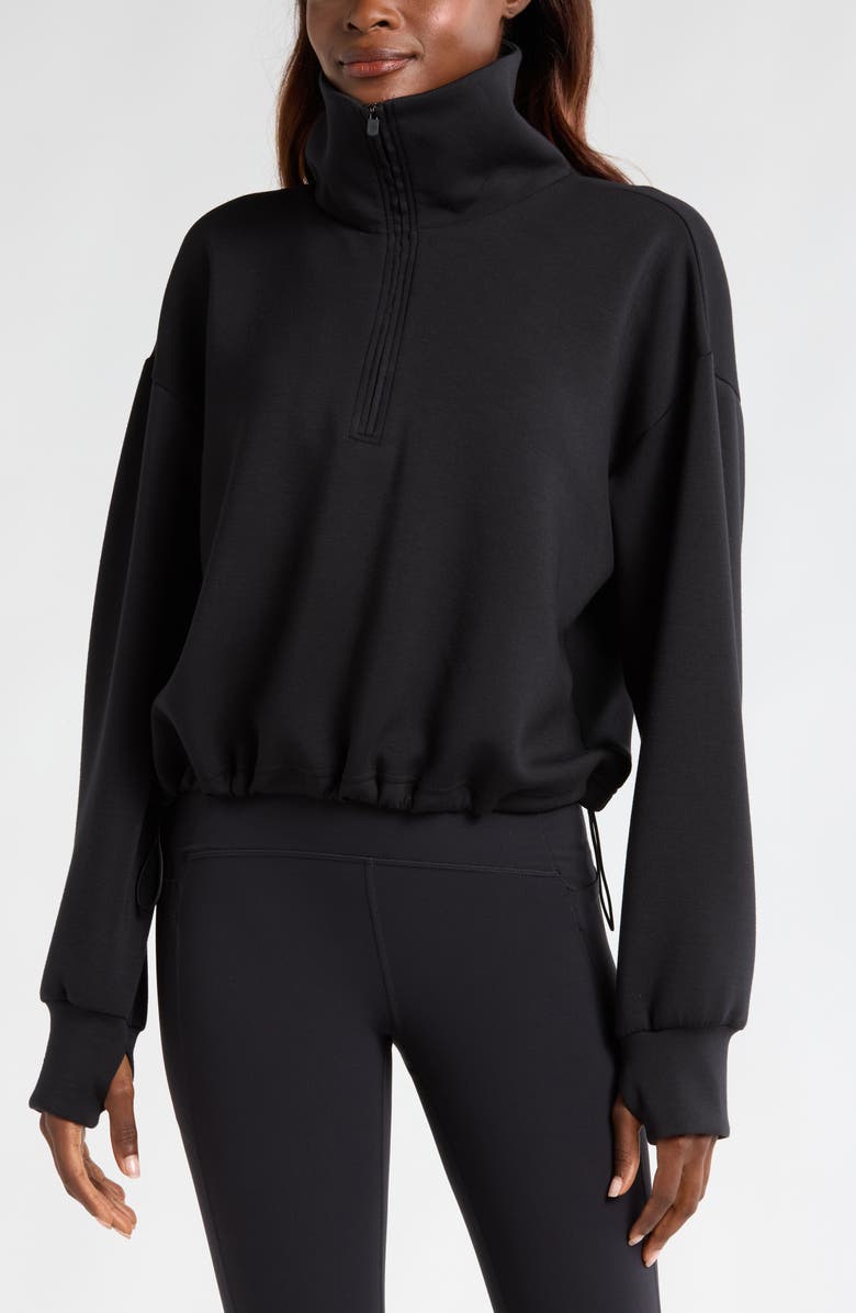 Zella Soft Modal Blend Half Zip Pullover, Alternate, color,